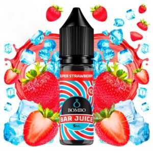 SUPER STRAWBERRY ICE - BOMBO BAR JUICE - AROMA MINILONGFILL 5/15ML