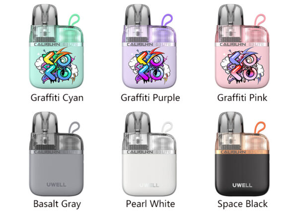 CALIBURN KOKO G3 LITE - UWELL - GRAFFITI CYAN - Imagen 2
