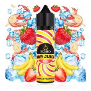 BANANA STRAWBERRY ICE - BOMBO BAR JUICE - AROMA LONGFILL 12/60ML