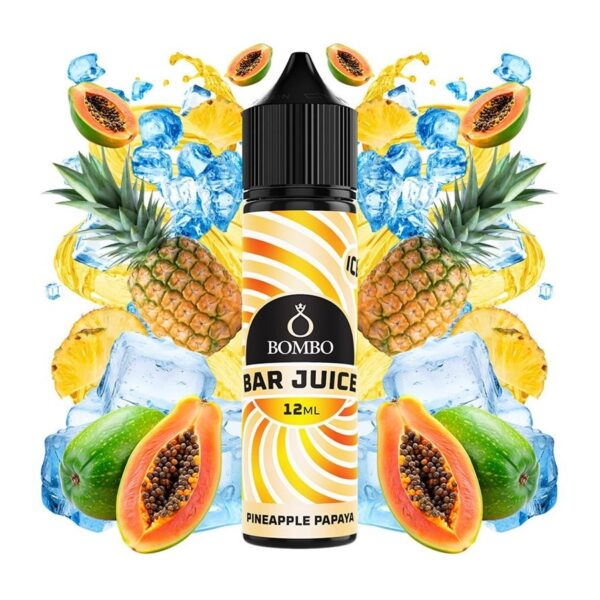 PINEAPPLE PAPAYA ICE - BOMBO BAR JUICE - AROMA LONGFILL 12/60ML