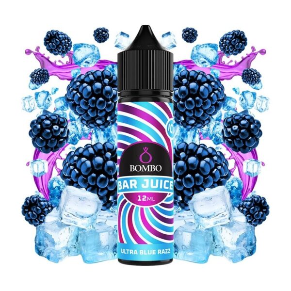 ULTRA BLUEBERRY ICE - BOMBO BAR JUICE - AROMA LONGFILL 12/60ML