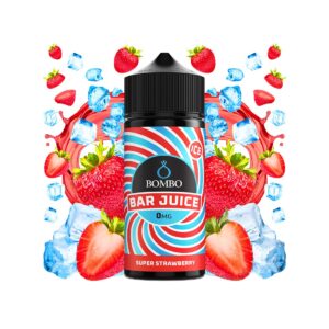 SUPER STRAWBERRY ICE - BOMBO BAR JUICE - AROMA LONG 24ML