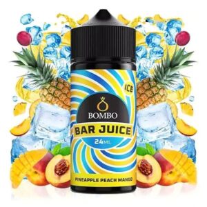 PINEAPPLE PEACH MANGO ICE - BOMBO BAR JUICE - AROMA LONG 24ML