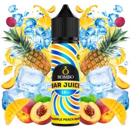 PINEAPPLE PEACH MANGO ICE - BOMBO BAR JUICE - AROMA LONGFILL 12/60ML