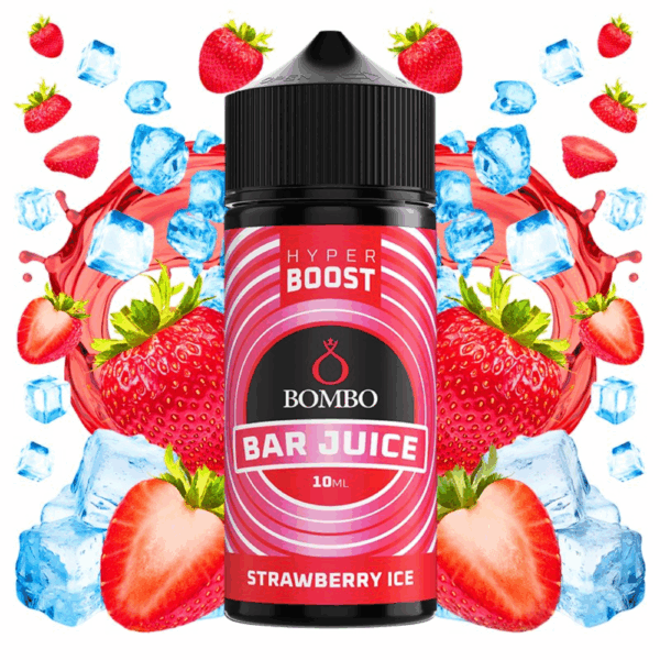 STRAWBERRY ICE - BOMBO BAR JUICE HYPER BOOST - AROMA LONGFILL 10/120ML