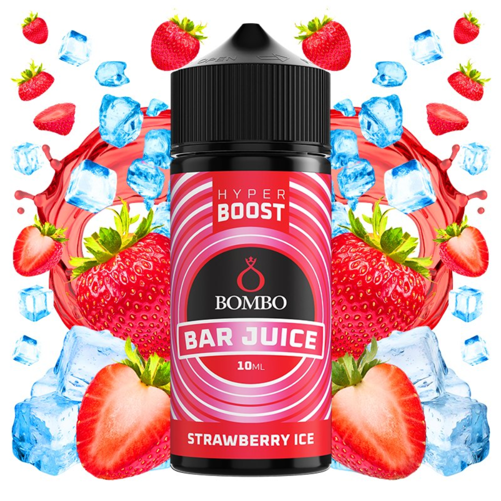 STRAWBERRY ICE - BOMBO BAR JUICE HYPER BOOST - AROMA LONGFILL 10/120ML