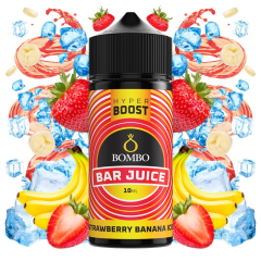 STRAWBERRY BANANA ICE - BOMBO BAR JUICE HYPER BOOST - AROMA LONGFILL 10/120ML