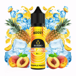 PINEAPPLE PEACH ICE - BOMBO BAR JUICE - AROMA LONGFILL - HYPER BOOST - 5/60ML