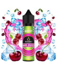 CHERRY ICE - BOMBO BAR JUICE - AROMA LONGFILL - HYPER BOOST - 5/60ML