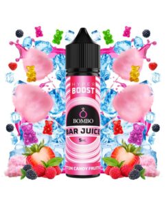 COTTON CANDY FRUITS ICE - BOMBO BAR JUICE - AROMA LONGFILL - HYPER BOOST - 5/60ML