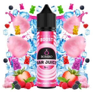 COTTON CANDY FRUITS ICE - BOMBO BAR JUICE - AROMA LONGFILL - HYPER BOOST - 5/60ML