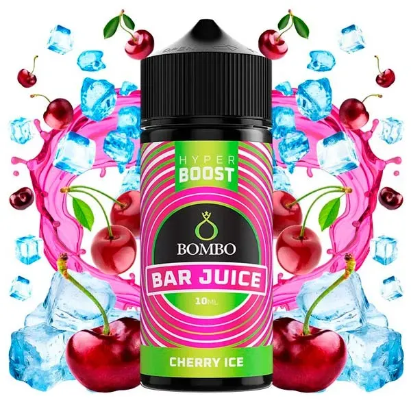 CHERRY ICE - BOMBO BAR JUICE HYPER BOOST - AROMA LONGFILL 10/120ML